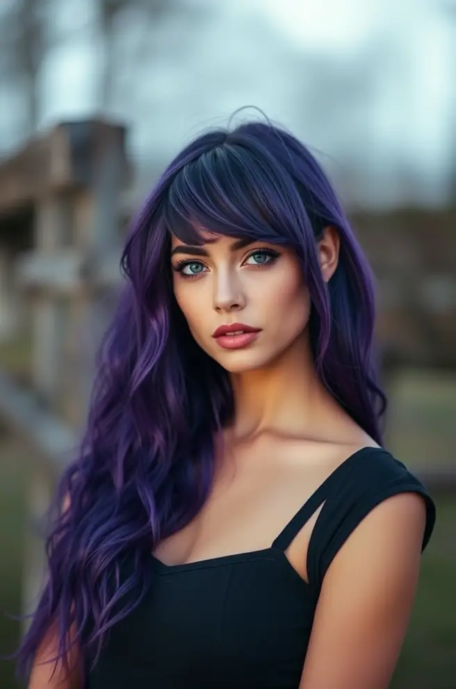 Gorgeous Skunk Hair Ideas for Long Hair