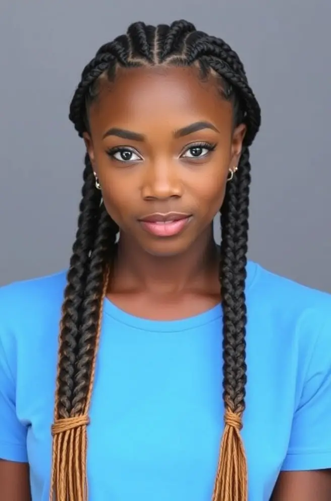 Knotless Braids for 4B Hair