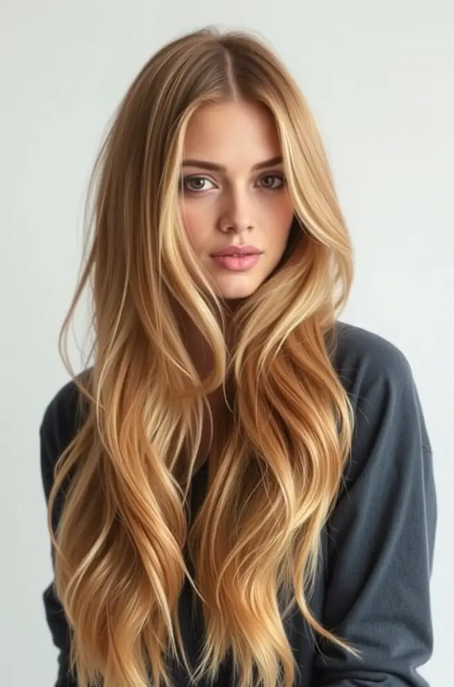 Long Layered Honey Blonde Hair Trends