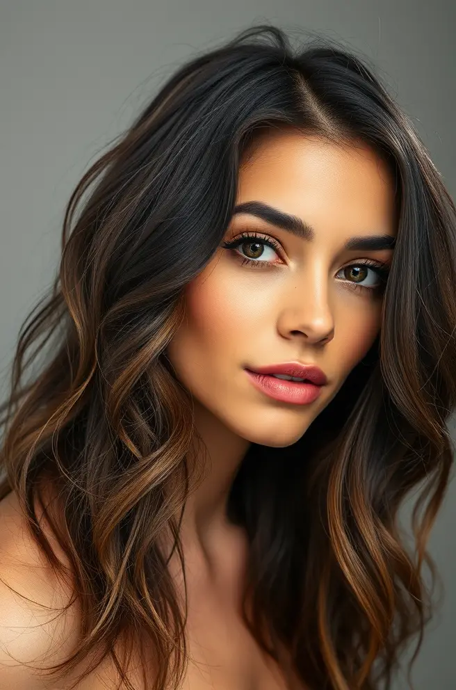 Natural Shoulder Length Hair Textures for an Organic Feel