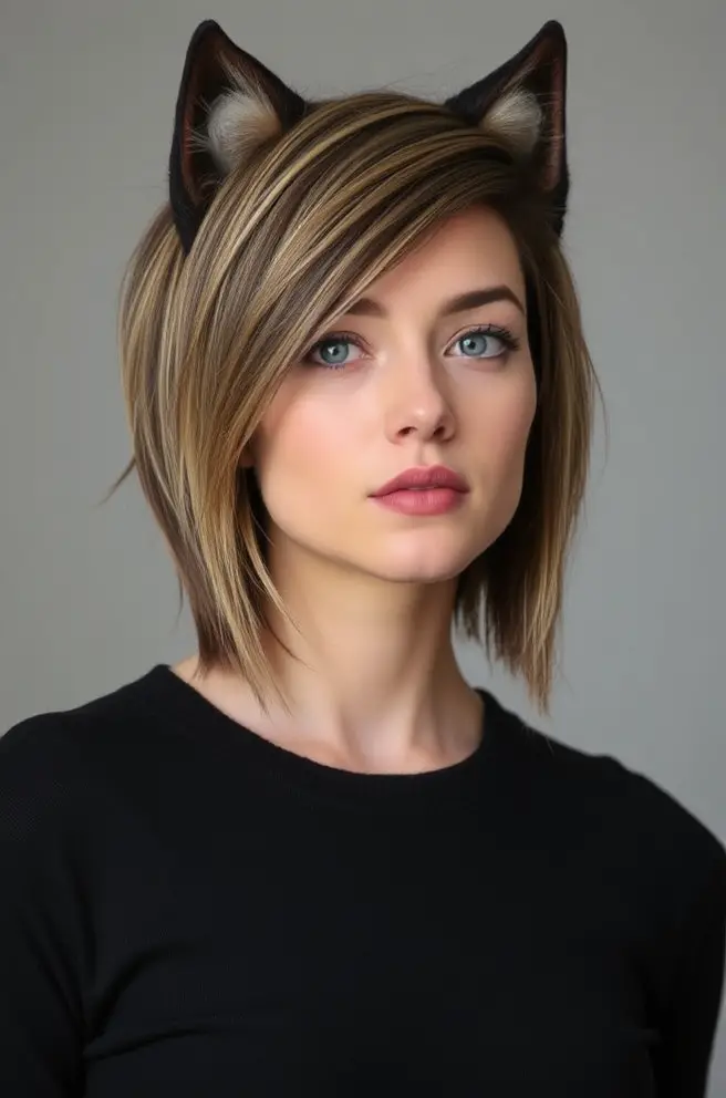 Natural Wolf Cut Hair for Effortless Style