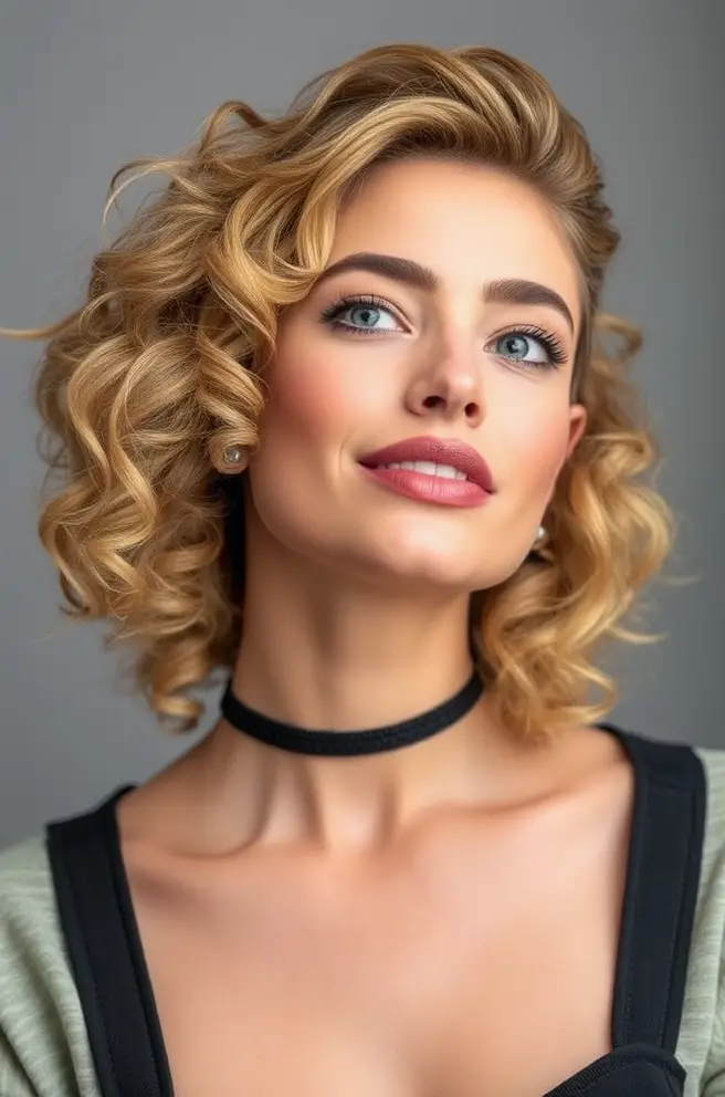 Playful Low Fade Curly Hair Influence for Fun Styles