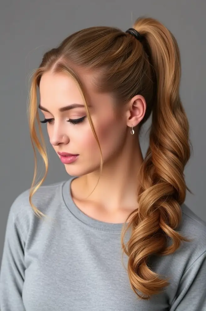 Playful Ponytails for 3B Hair