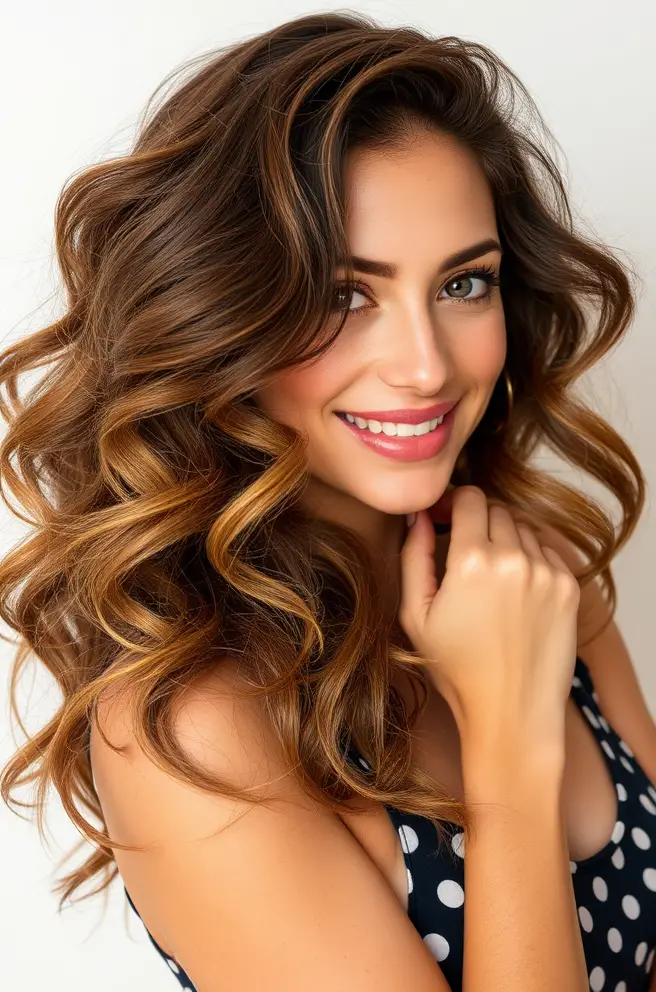 Playful Waves Hair: Fun Bouncy Waves for a Day Out