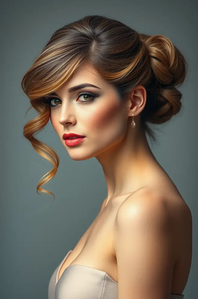 Prose Hair - Elegant Updo with Romantic Waves