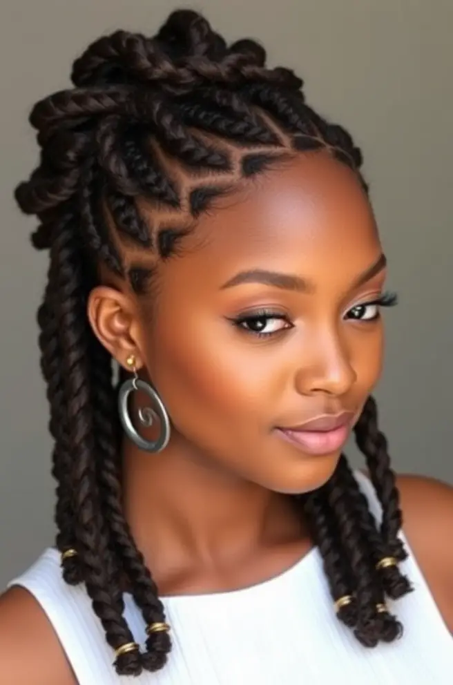 Romantic 2B Hair Twists for a Soft Finish