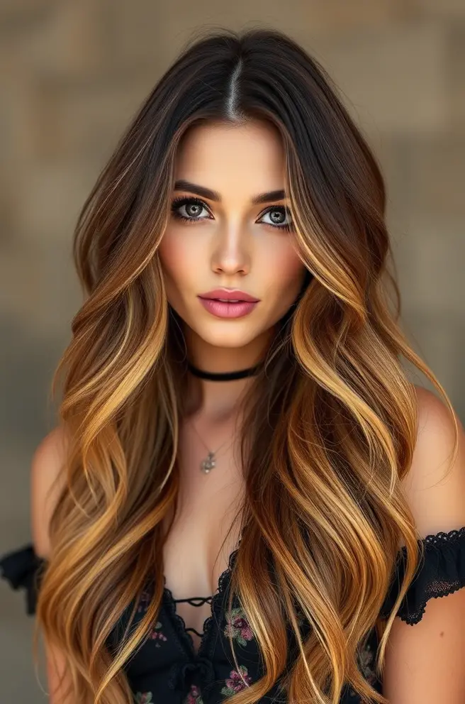 Romantic Ombre Hair Styles for Boho Inspired Women