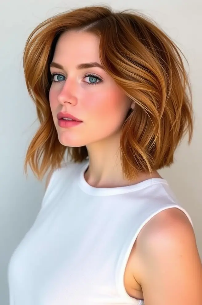 Short Auburn Hair Color Styles