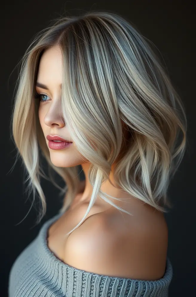 Silver Ombre for a Subtle Transition