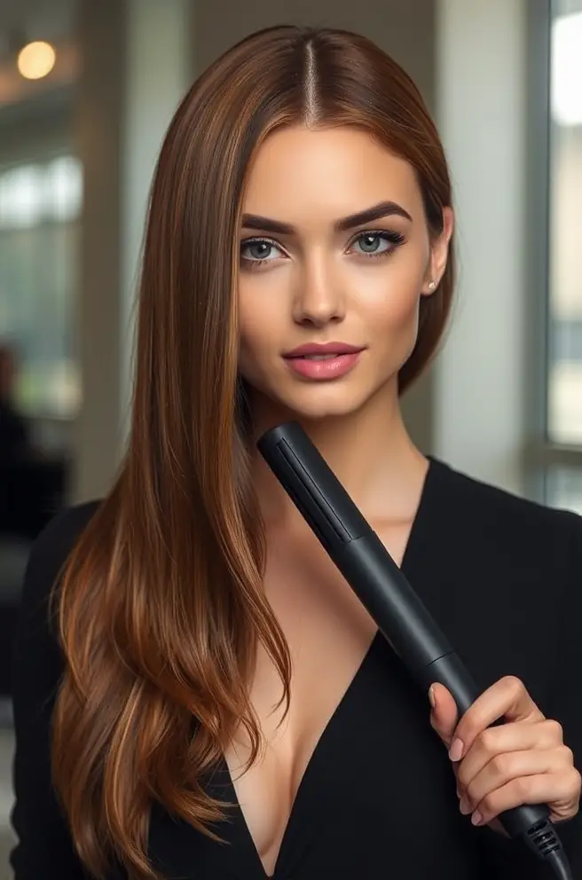 Sleek Auburn Hair Straightener Styles for a Polished Finish