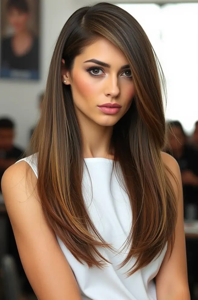 Sleek Fluffy Hair Straightened for a Modern Twist