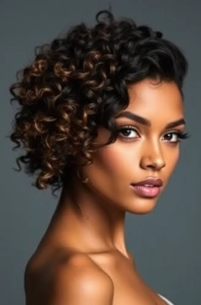 Sleek Low Taper Fade Curly Hair for a Polished Finish