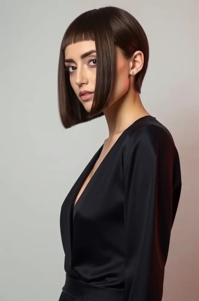 Sleek Straight Edgar Cut for Modern Women