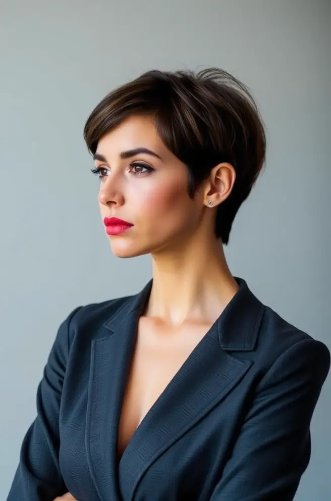 Sophisticated Short Hair Trends for Professional Settings