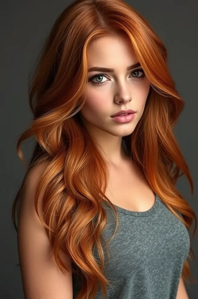 Stunning Copper Hair Color Ideas for Long Layers