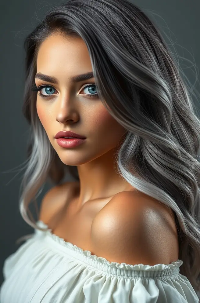 Stunning Gray Blending Techniques for Dark Hair