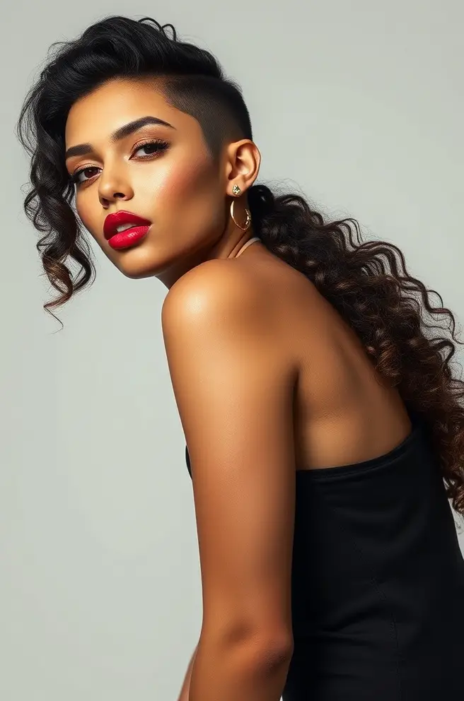 Stunning Low Fade Curly Hair Look for a Bold Statement