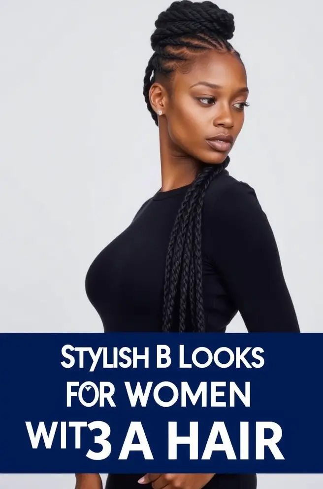 Stylish Braided Looks for Women with 3A Hair