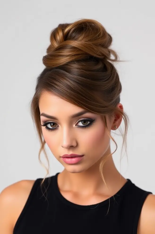 Stylish Half-Up Hairstyles for 2C Hair