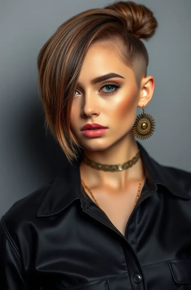 Stylish Money Piece Hair for Bold Women