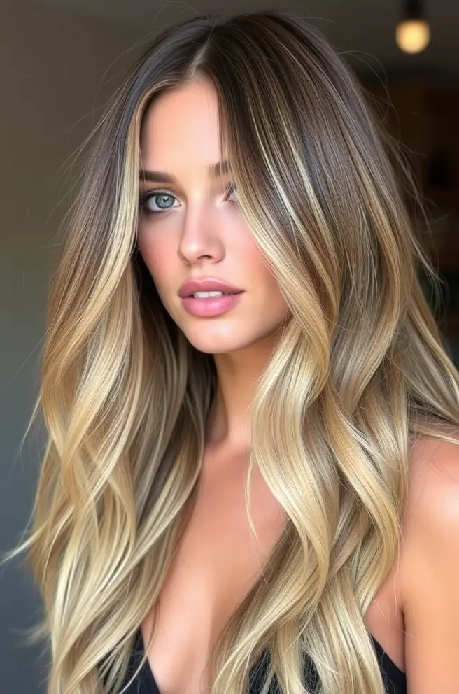 Subtle Balayage Hair Highlights for a Natural Look