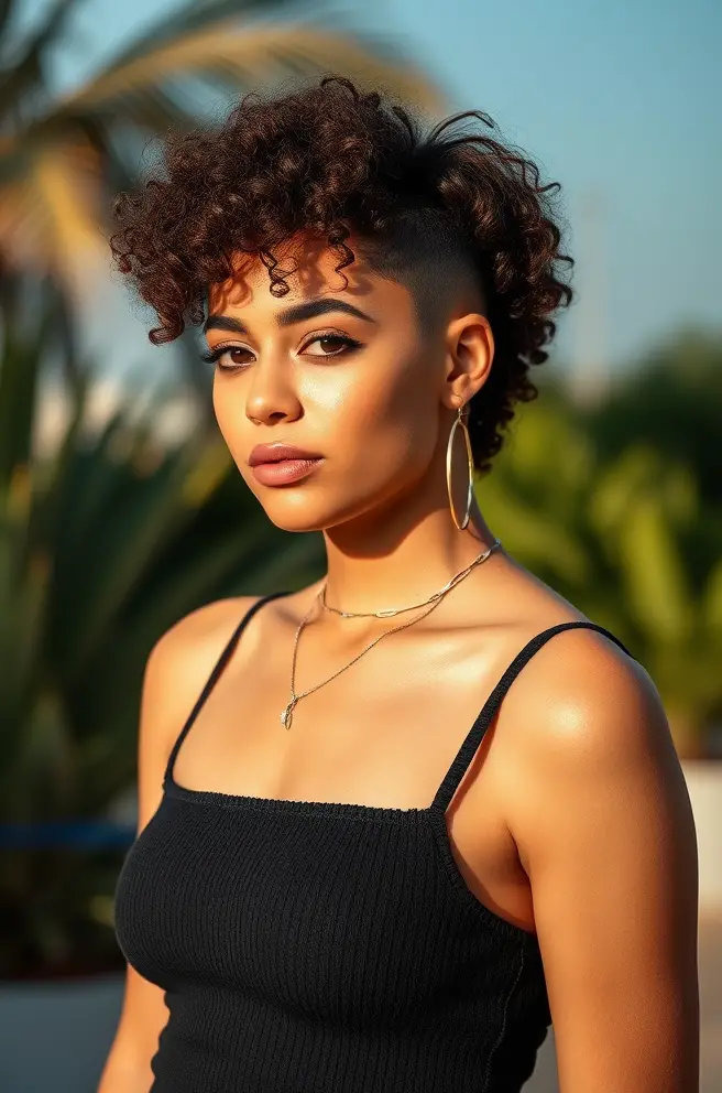 Trendy Low Taper Fade Curly Hair for Summer Vibes