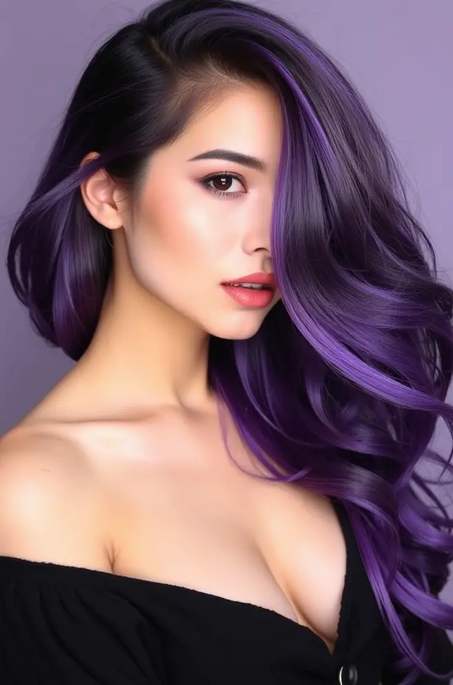 Vibrant Amethyst Purple Hair Trends to Consider