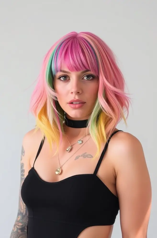 Vibrant Emo Hair Trends for Stylish Women