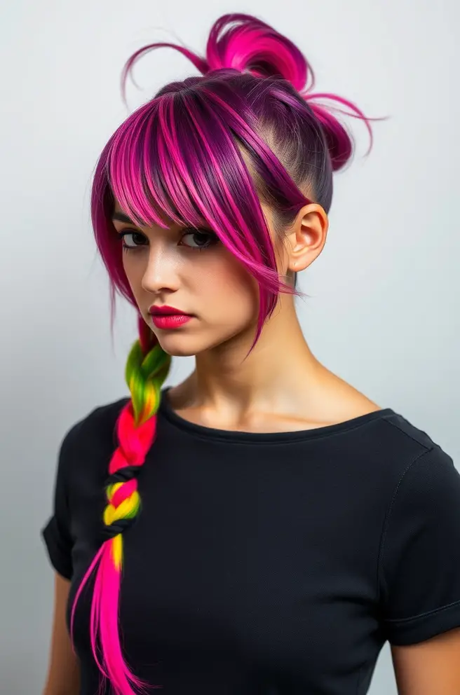 - Vibrant Rat Tail Hair Colors for a Statement