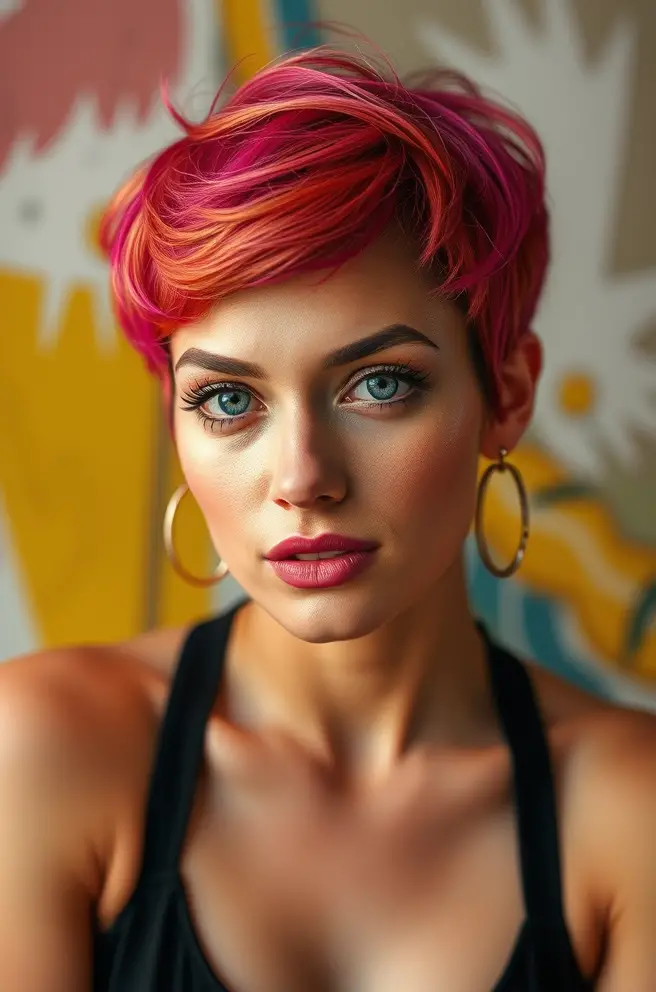 Vibrant Short Hair Ideas for a Bold Statement