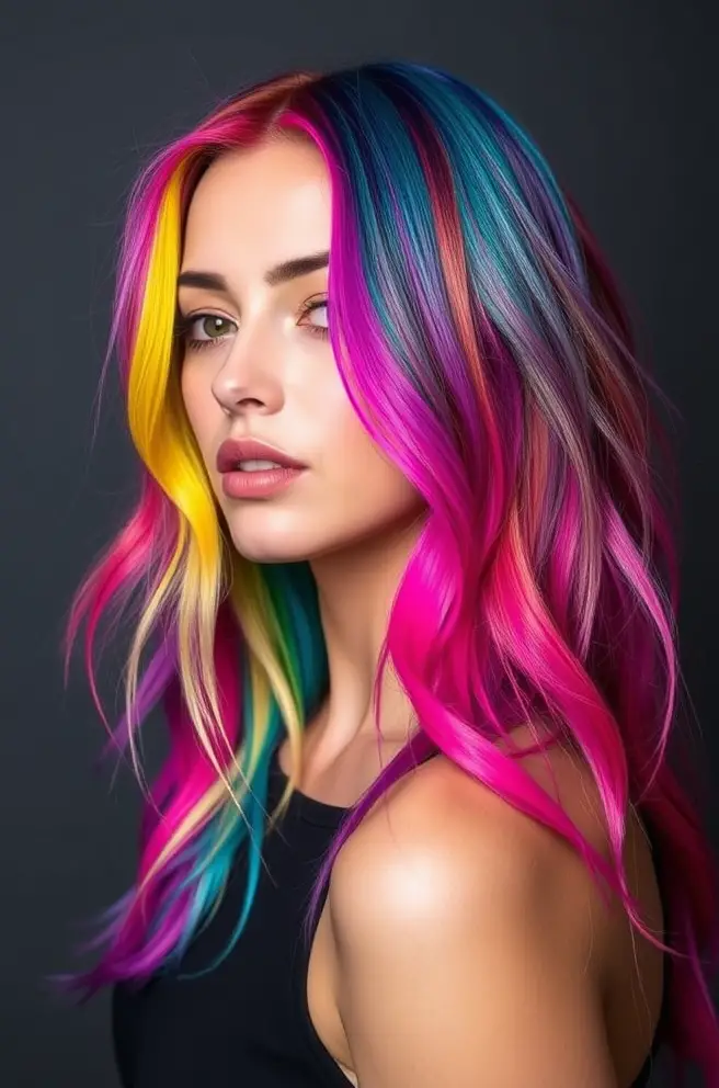 Vibrant Skunk Hair Ombre Techniques to Consider