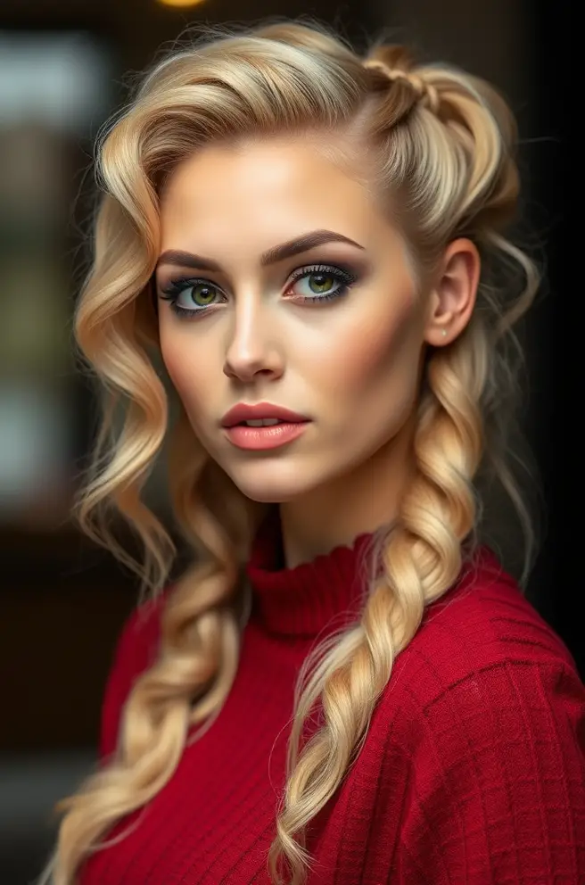 Vintage Crimped Hair Styles with a Modern Twist