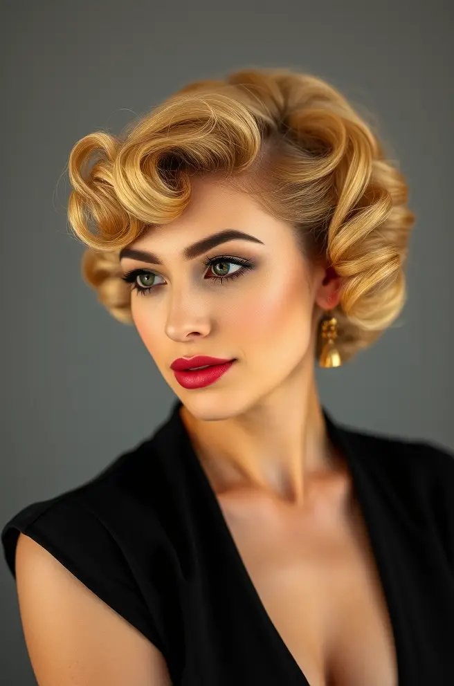 Vintage Glamour Perm Hair for a Timeless Look