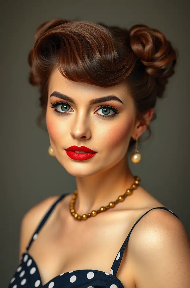 Vintage Pin-Up Styles for 3B Hair